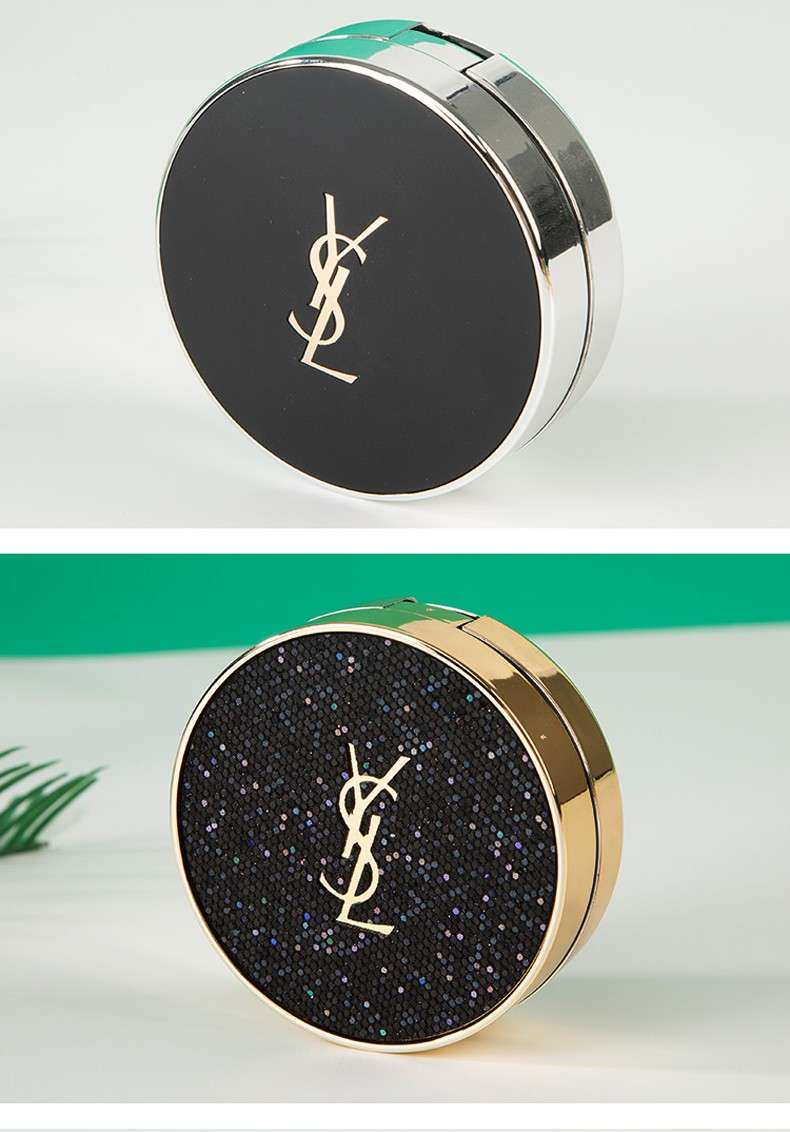 ysl 圣罗兰 银色 羽毛气垫 b20